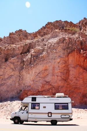 BIK-Theo in der Quebrada de las Conchas